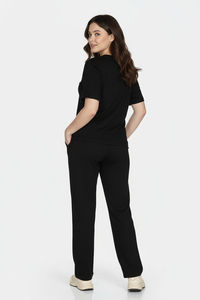 Zivame 2 Mile Fashion Knit Cotton Loungewear Set - Black Beauty — thumbnail 3